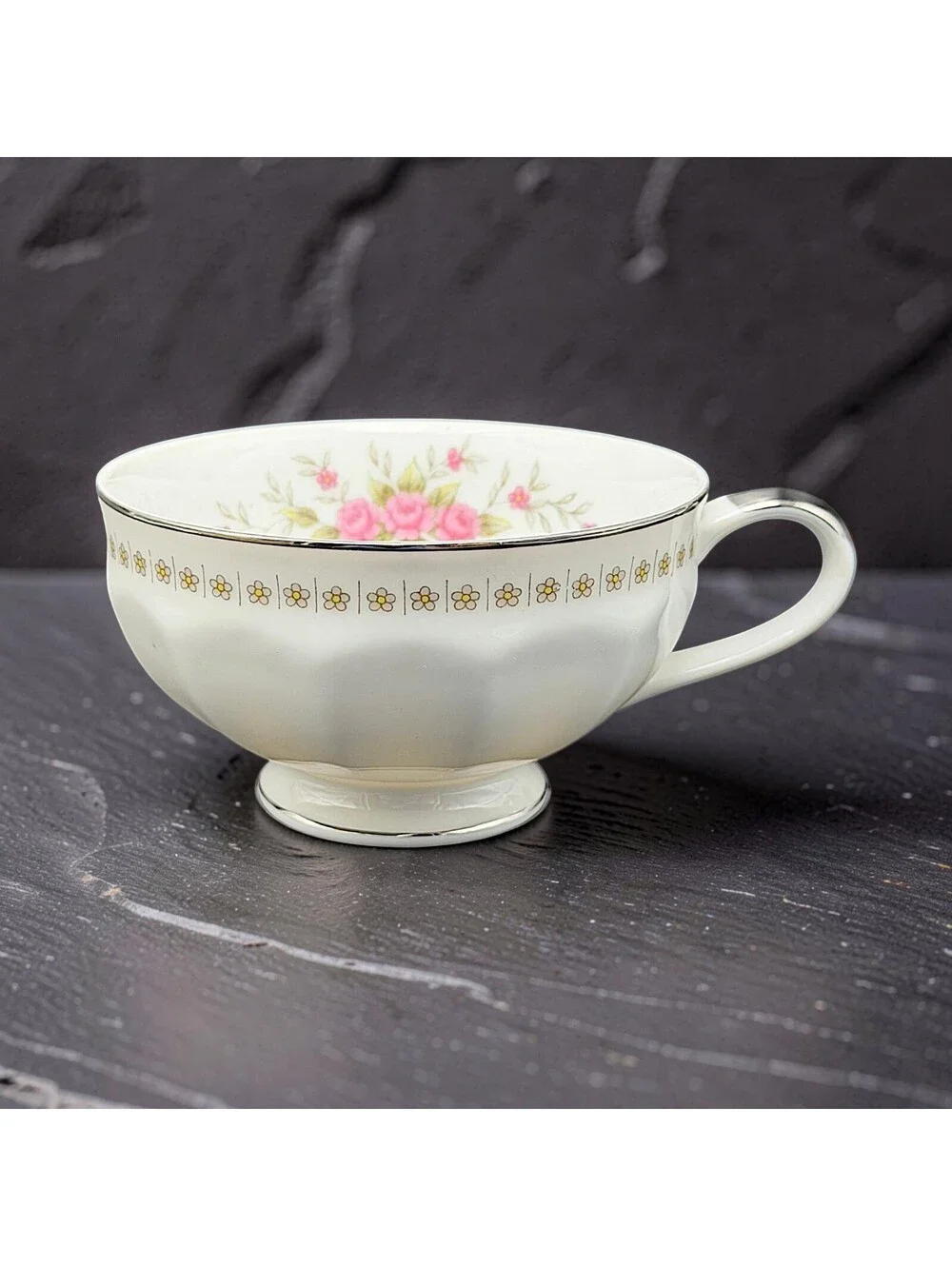 Vintage Harmony House Michelle 3653 Fine China 6 Pc Set Cups Plates Japan